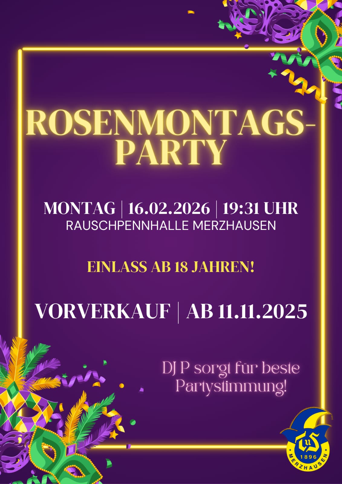 tus merzhausen rosenmontagssitzung 18 01 2026