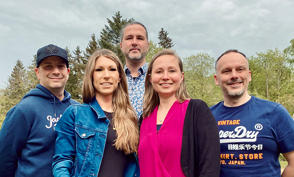 Dirk Fehr, Christiane Ketter,  Valentin Voigt,  Janine Töllner und Marcus Reuter (v.l.n.r.)