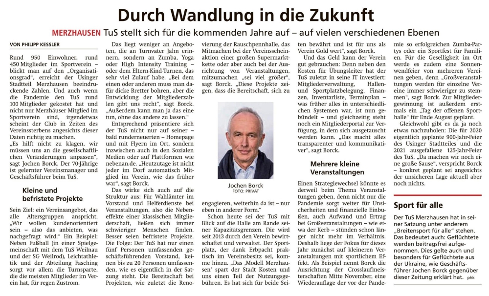 Durch Wandlung in die Zukunft