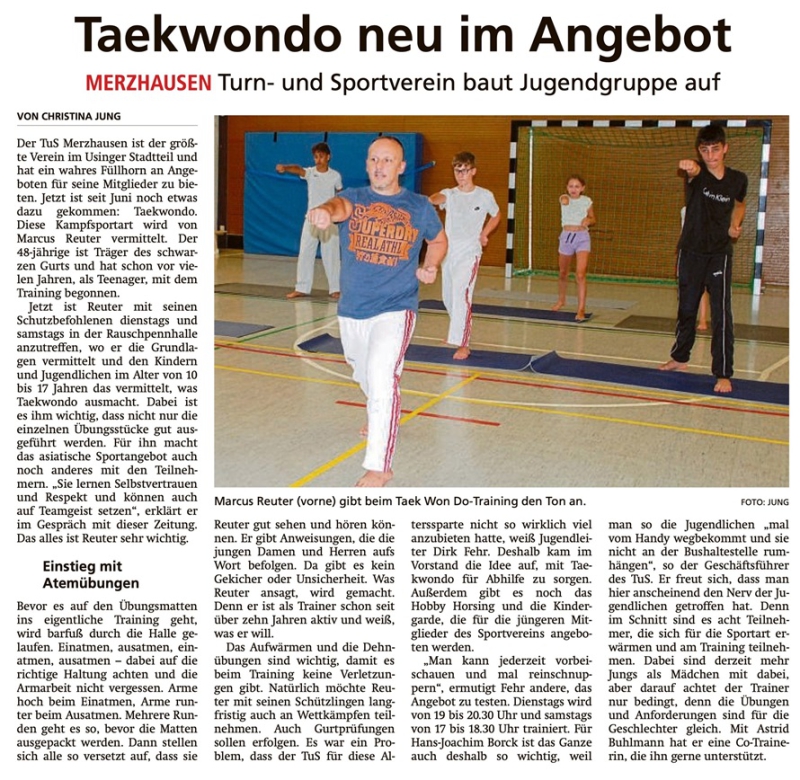 Taekwondo neu im Angebot